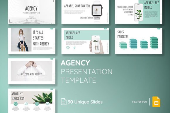 AGENCY Google Presentation Template: Your Key to a Modern Brand