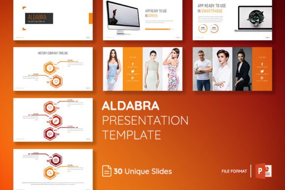 ALDABRA Powerpoint Presentation Template: Modern Business Design