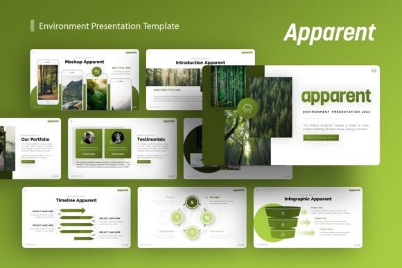 Apparent: A Modern Environment Presentation Template