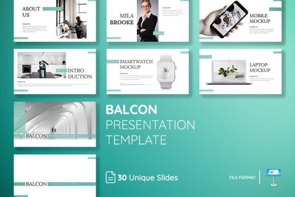 BALCON Keynote: A Clean Modern Template for Business