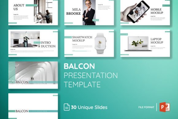 BALCON Presentation Template: Clean Design for Business Growth