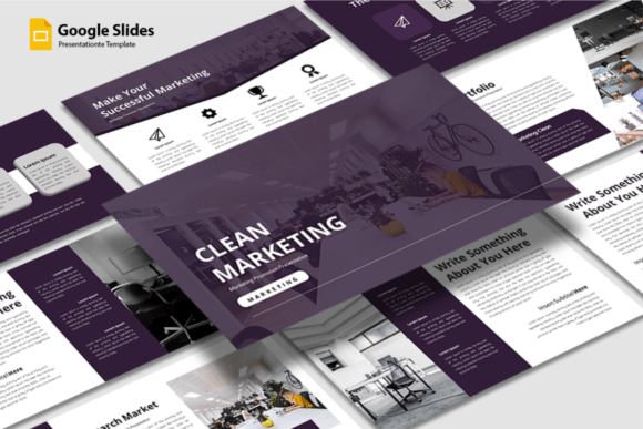 Clean Marketing - Google Slides Template: Your Presentation Powerhouse