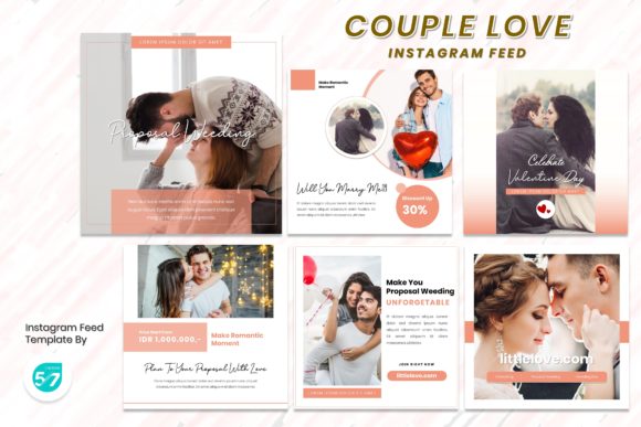Introducing Couple Love: A Modern Instagram Feed Template