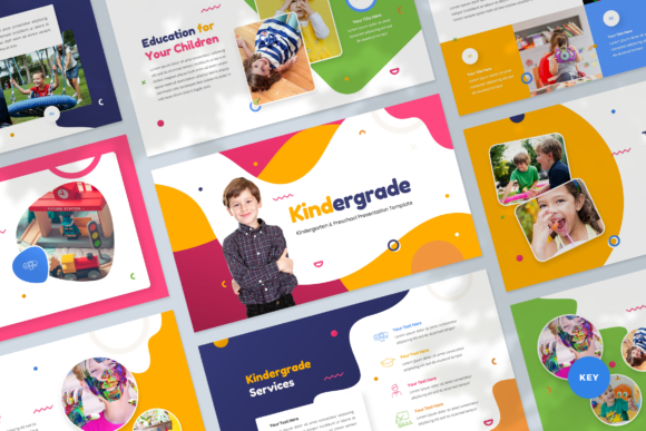 Kindergarten Keynote Template: A Clean, Modern Presentation Solution