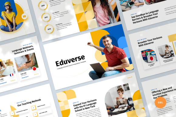 Language Course Google Slides Template: The Modern Edge Your Lessons Need