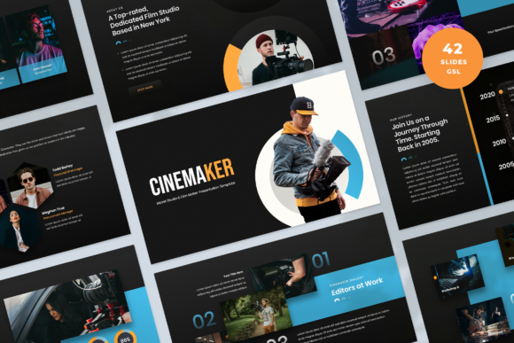 Movie Studio Google Slides Template: A Cinematic Presentation Toolkit