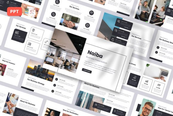 Naiba: A Clean, Modern PowerPoint Template for Professionals