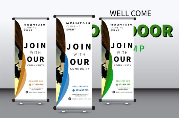 Out Door Roll Up Banner: The Visual Anchor for Any Event