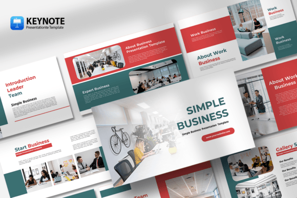 Simple Bussines - Keynote: The Modern Template for Powerful Pitches