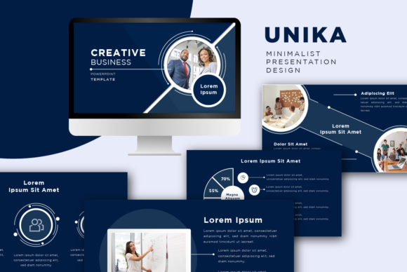 UNIKA Business Presentation Template Set: Modern Design for Any Project